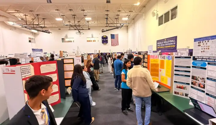 Student project displays at the California Science & Engineering Fair
